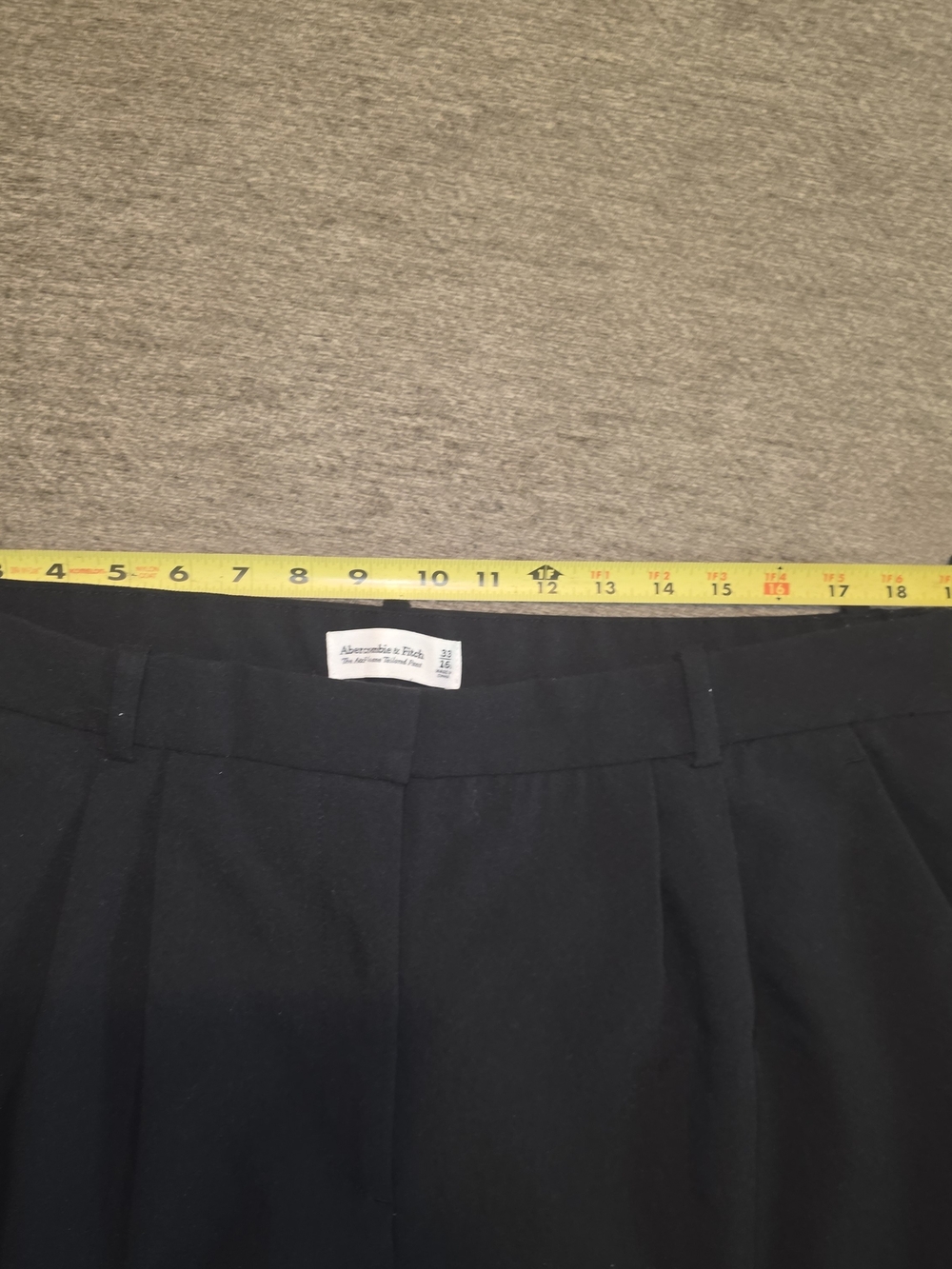 A&F Sloane Tailored Wide Leg Pants Womens 33/16L - Picture 7 of 12